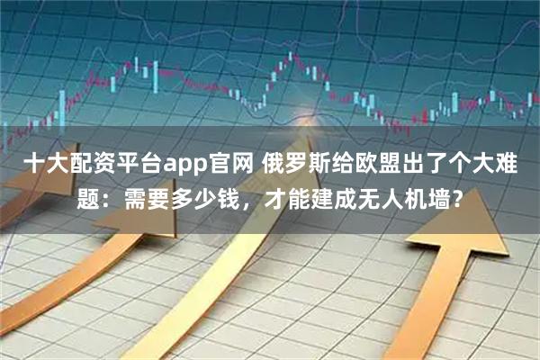 十大配资平台app官网 俄罗斯给欧盟出了个大难题：需要多少钱，才能建成无人机墙？